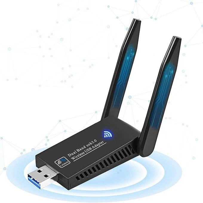 1300Mbps USB 3.0 Dual Band 5GHz/2.4GHz Wireless Network Adapter