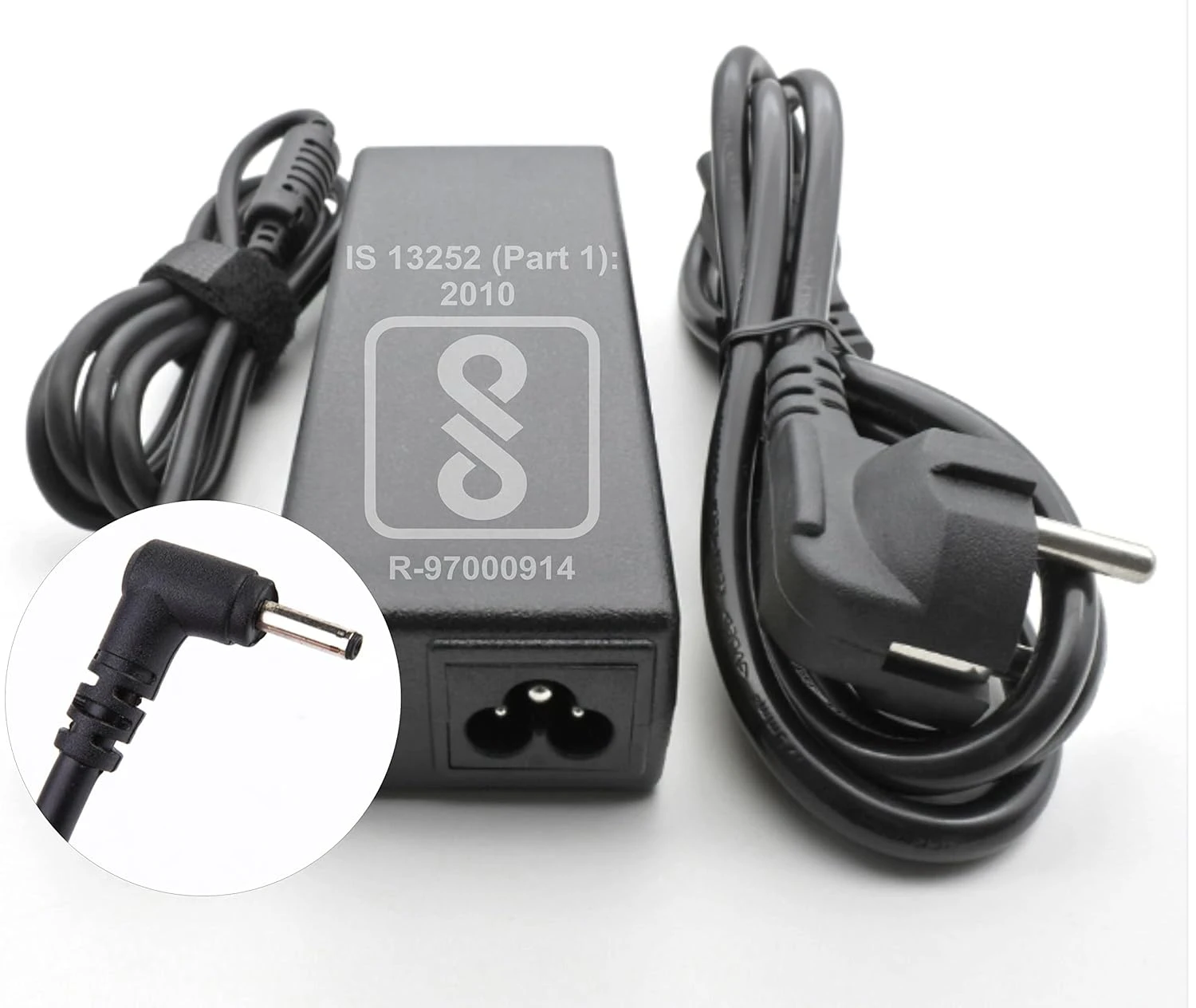 Lenovo Laptop Replacement AC Adapter Charger - 20V - 2.25A - Small Pin - Black